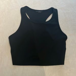 SHEIN crop tank top size medium in the color black